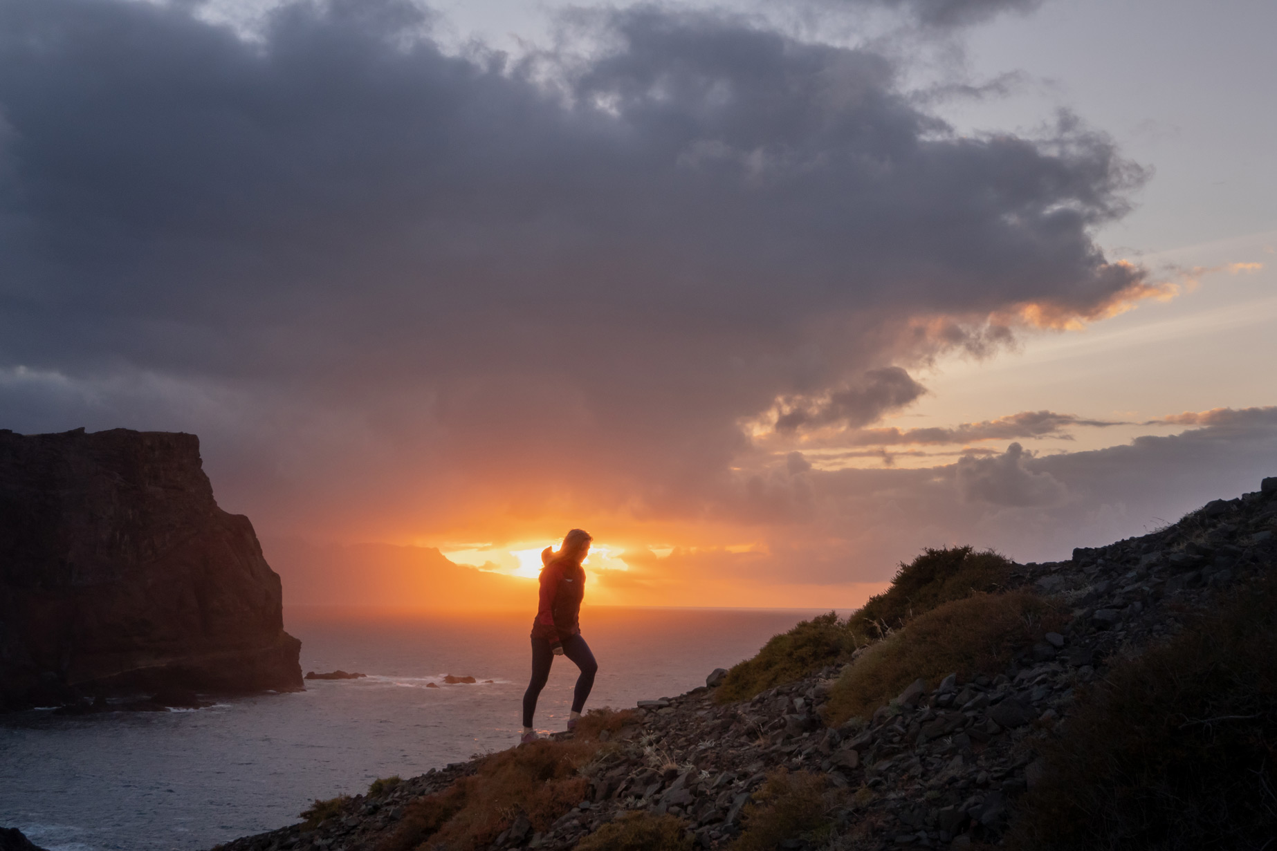 Sonnenuntergang bei  Sao Lorenco