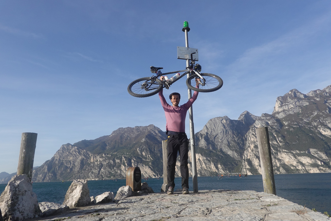 MTB Transalpziel Torbole