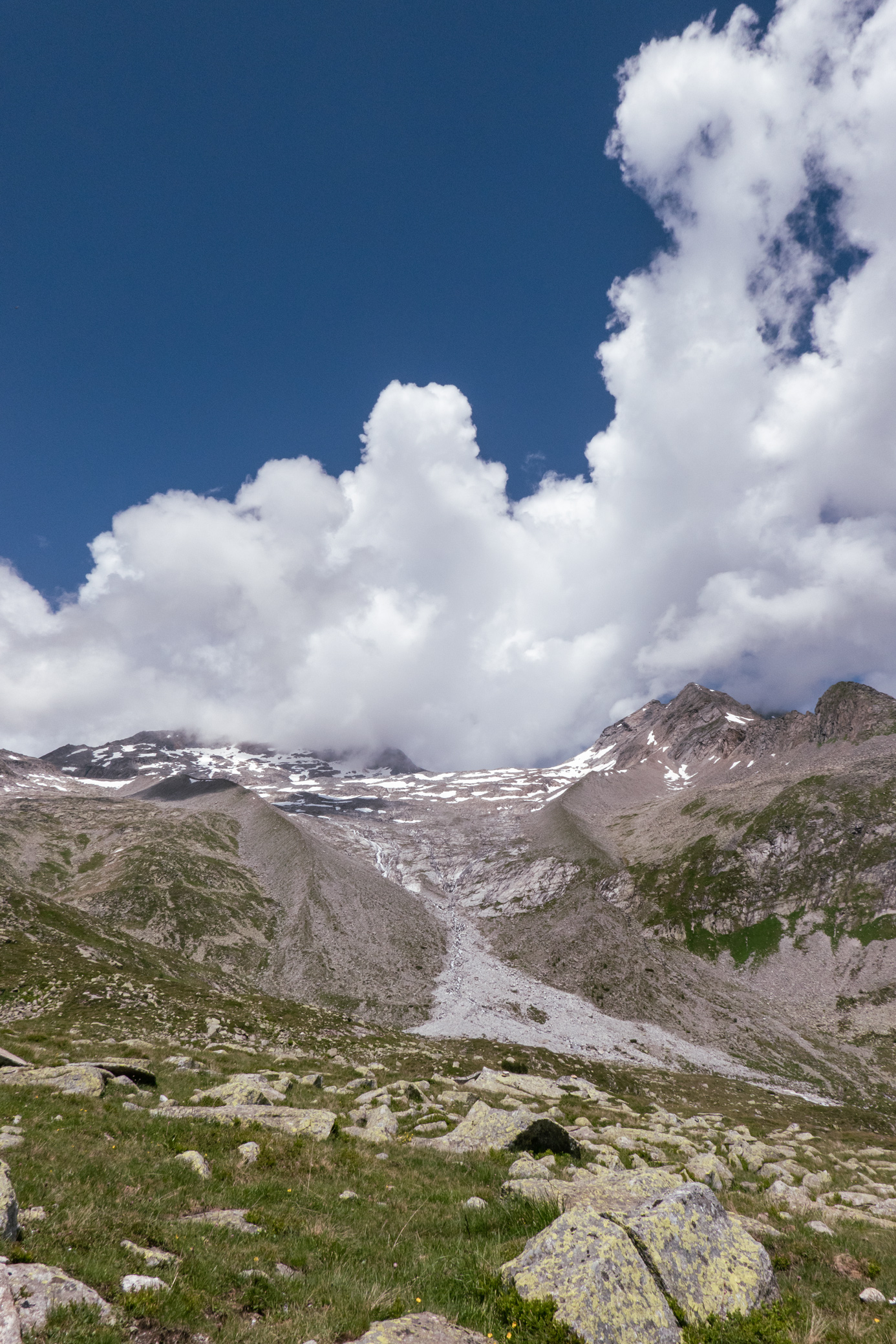 Pfitscherjoch mit Gletscherblick