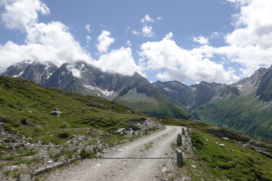 Abfahrt nach Südtirol nach dem Pfitscherjoch