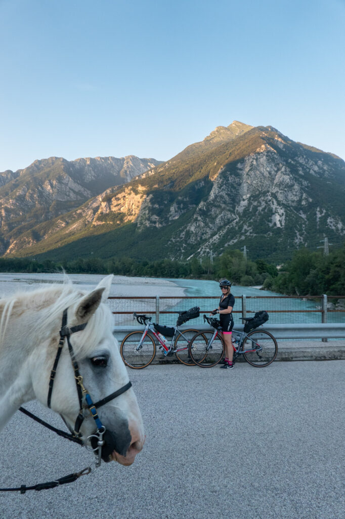 Alpe Adria Radweg Venzone am Taglimaneto