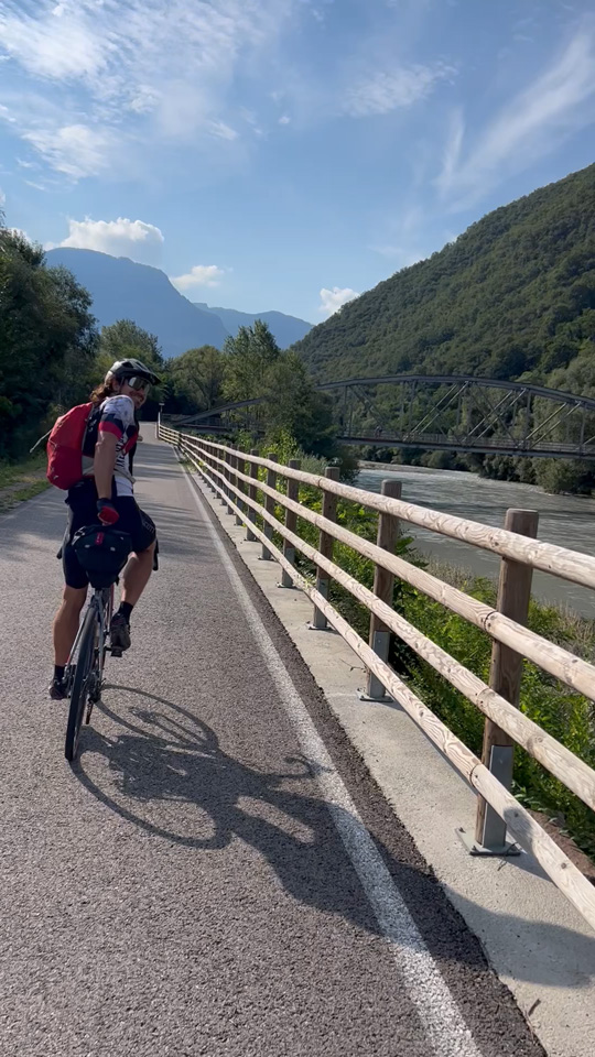 Alpenüberqerung zum Gardasee auf der Strecke