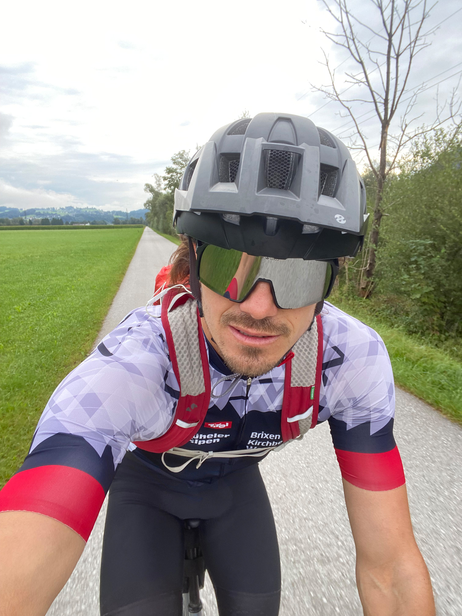 Thomas Kargl auf dem Inntalradweg zum Gardasee