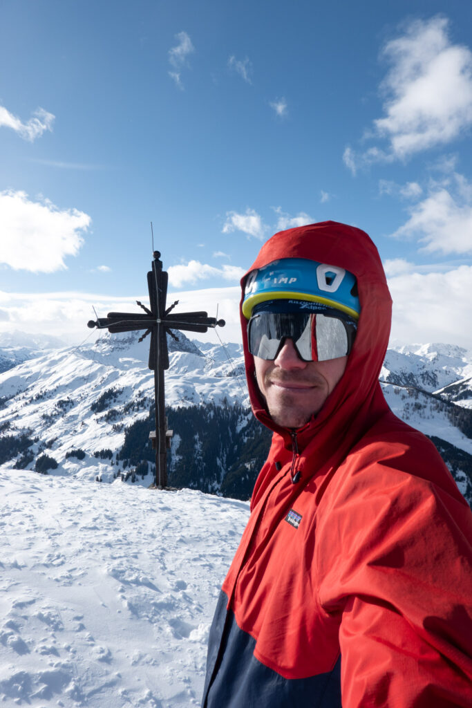 Skitour auf den Schwarzkogel im Spertental.