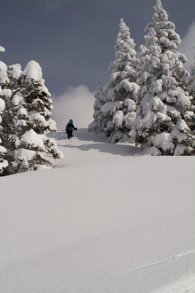 Abfahrt nach der Tour auf das Feldablphorn