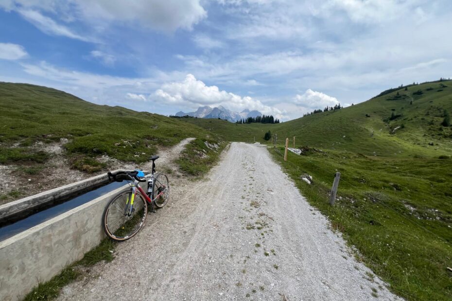 Die Kalksteinalm als Fahrradparadies.