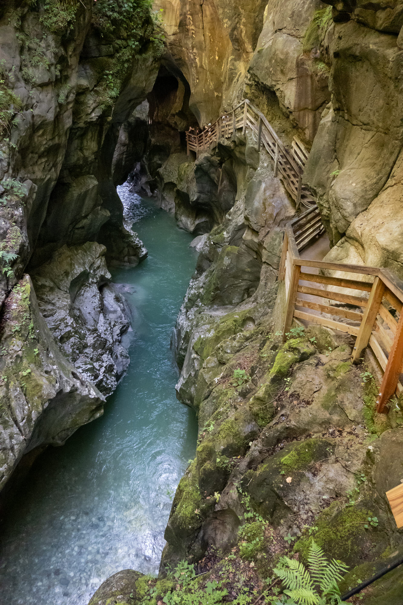 Die Lammerklamm auf dem Wossa Bikepacking Radweg.