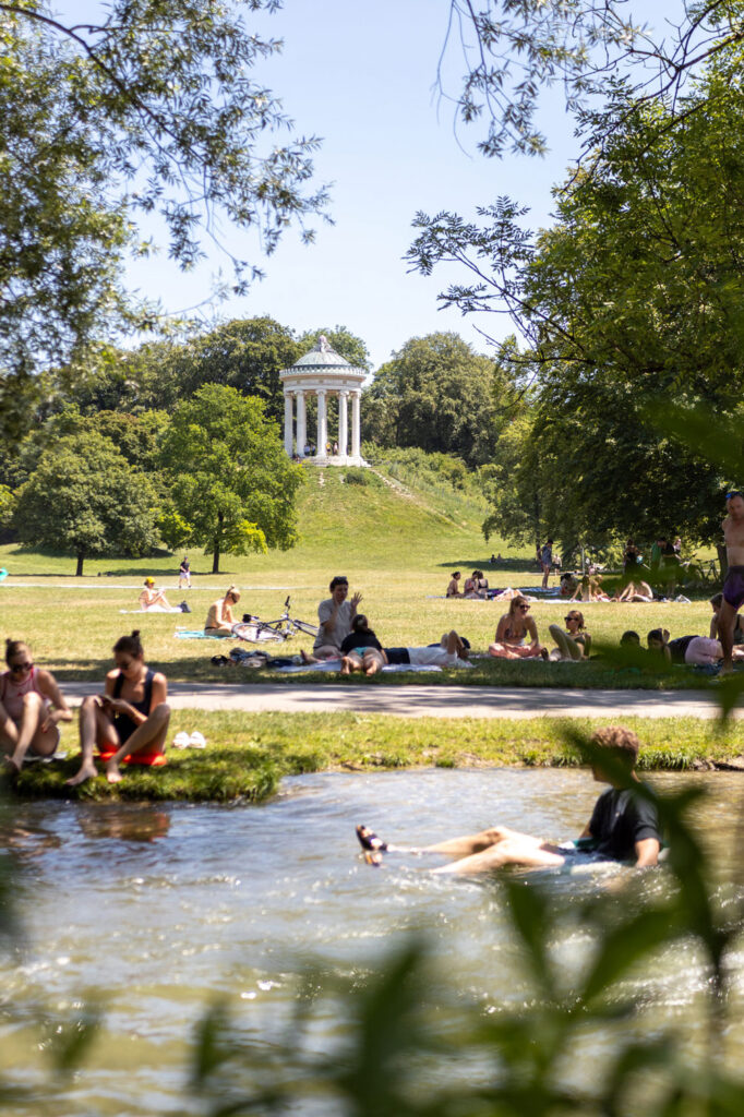 Das Monopteros im Englischer Garten.
